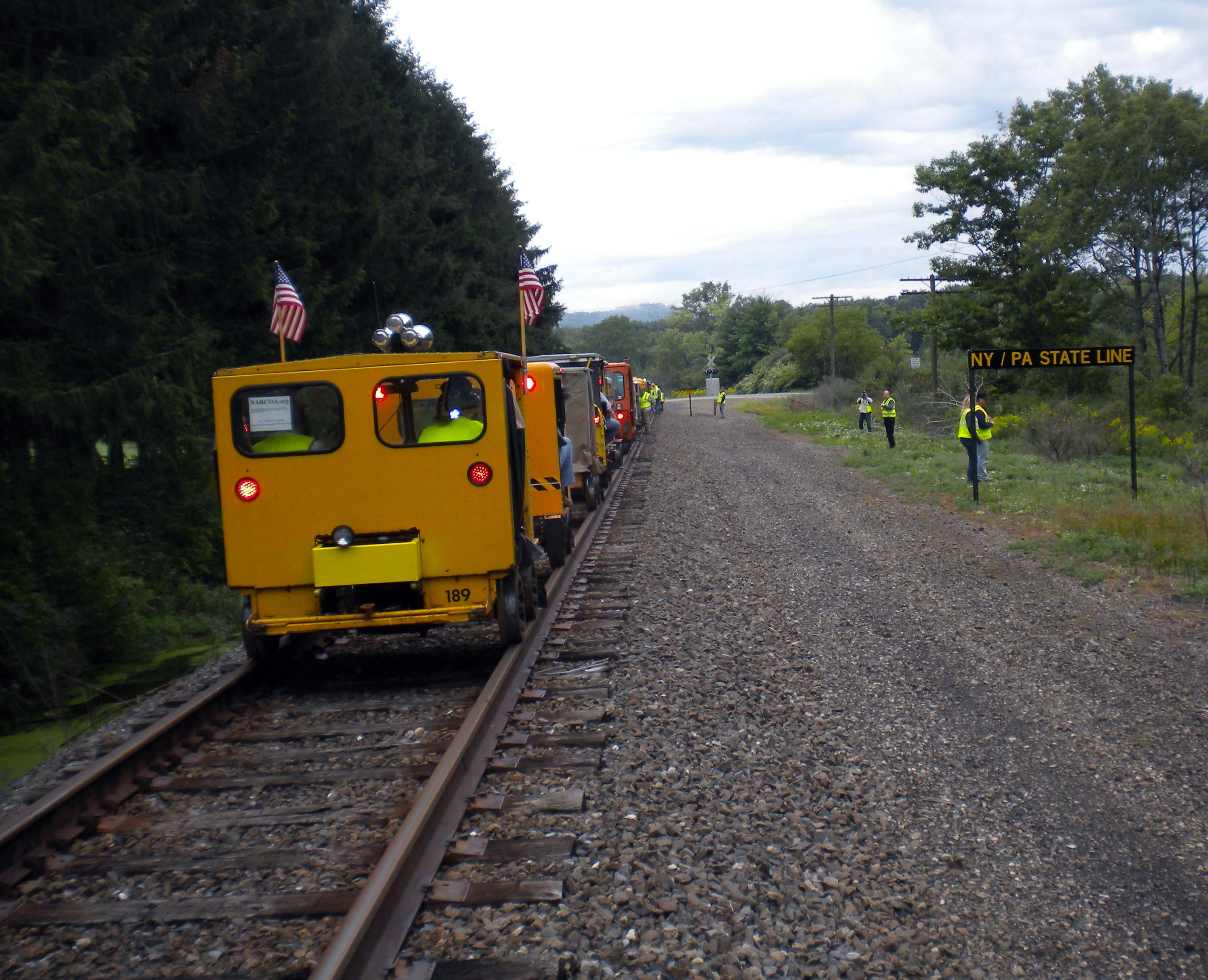 Crossing the NY-PA Line on the WNYPA RR